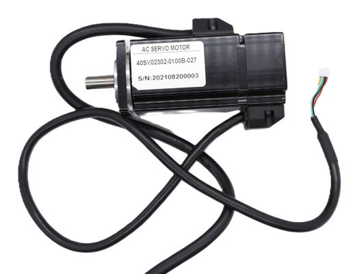 Black Small Servo Motor 24VDC  Rated Current DC Servo Stepper Motor